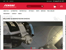 Tablet Screenshot of penskeshocks.com