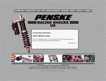 Tablet Screenshot of penskeshocks.co.uk